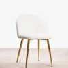 Sillas Northdeco Silla Freya Gold White