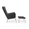 Sillones Northdeco Silla Wingo Con Ottoman En Pu