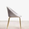 Sillas Northdeco Silla Jovick Velvet Gold